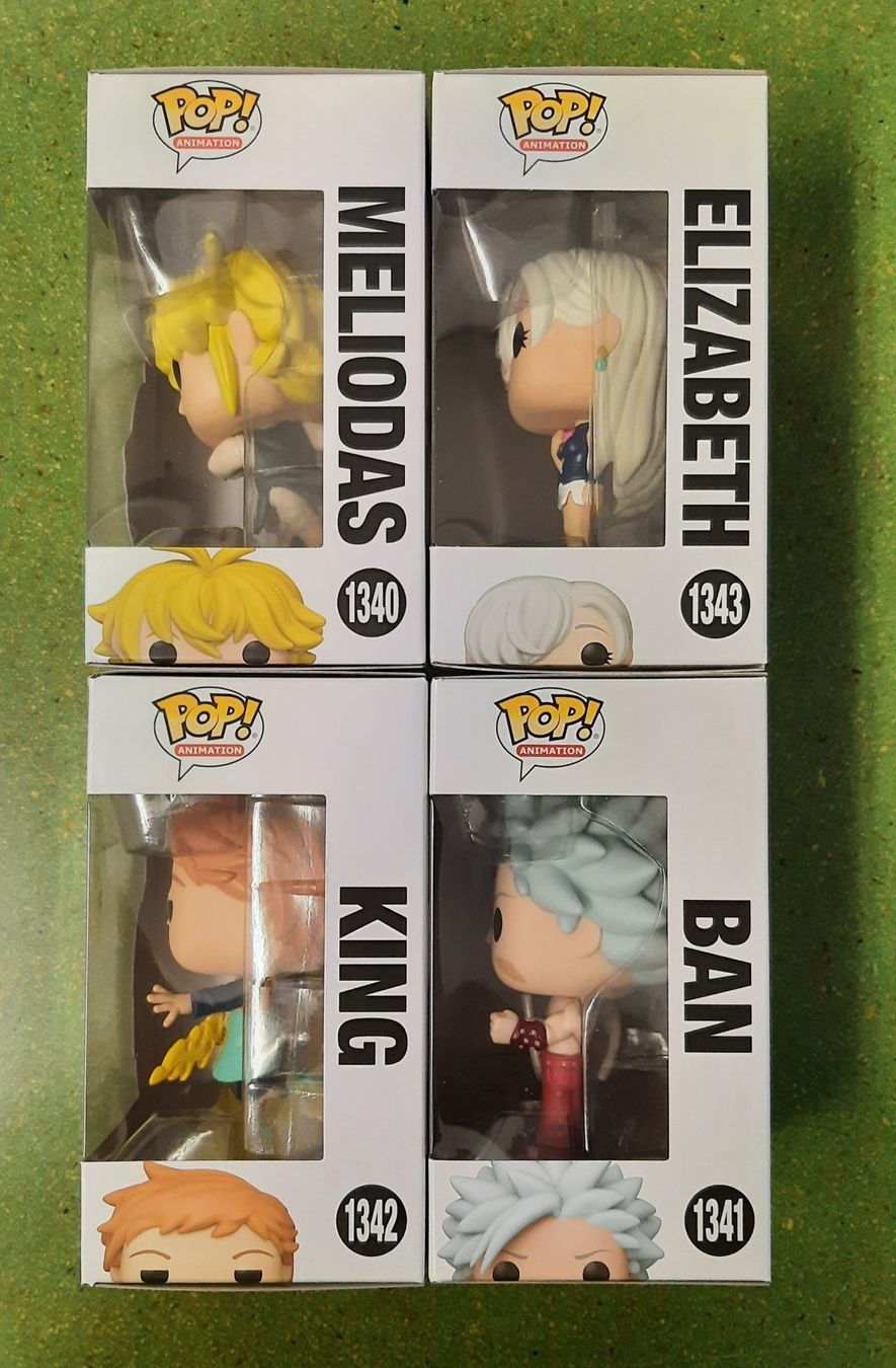 Funko Figuren: Funko Pop The Seven deadly sins – Neu und originalverpackt aus Le Sentier von  1