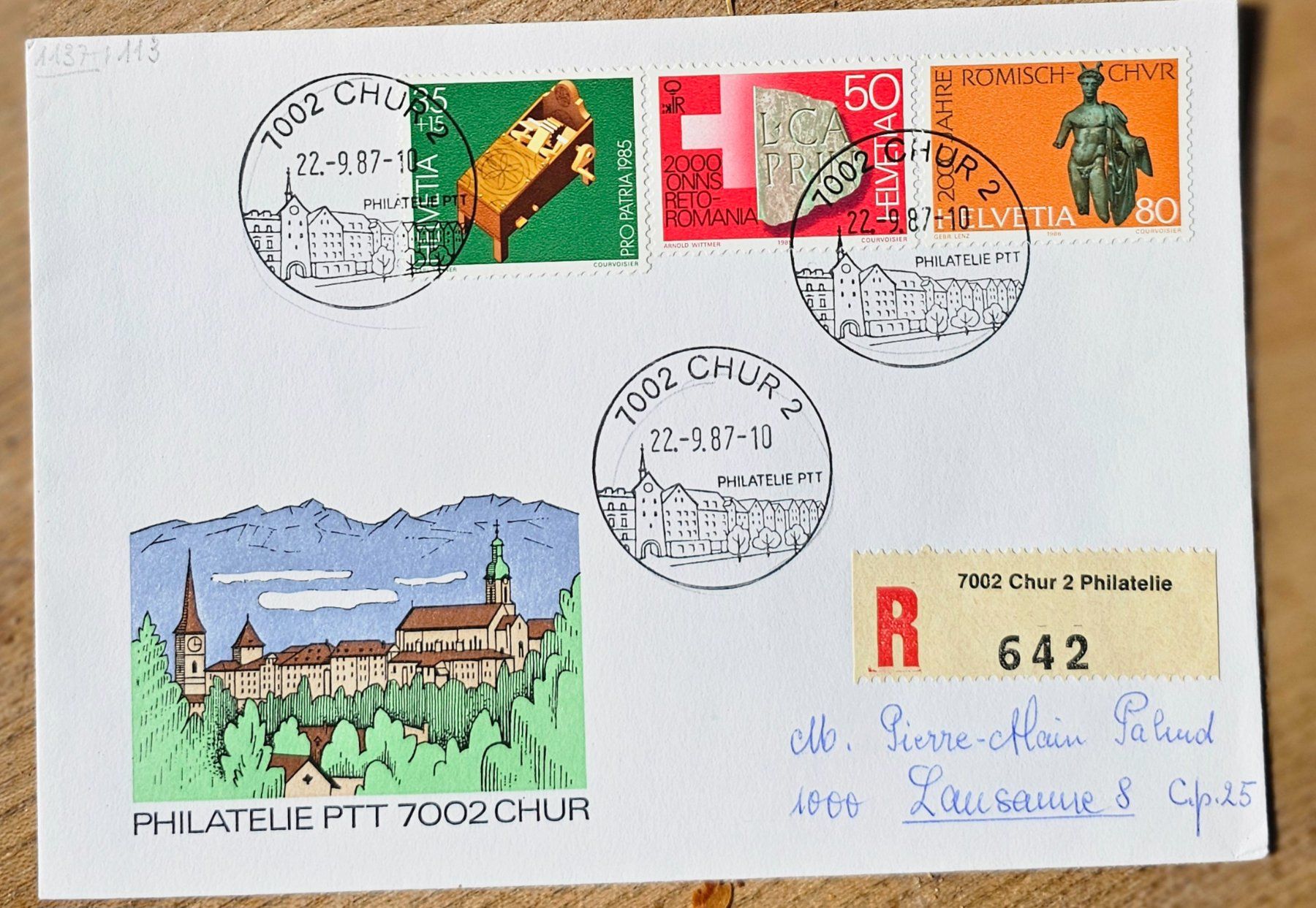 Tous les timbres: Sst Brief   HUR 22.9.87 – Neuf (Voir description) à Les Valettes par Nuba1