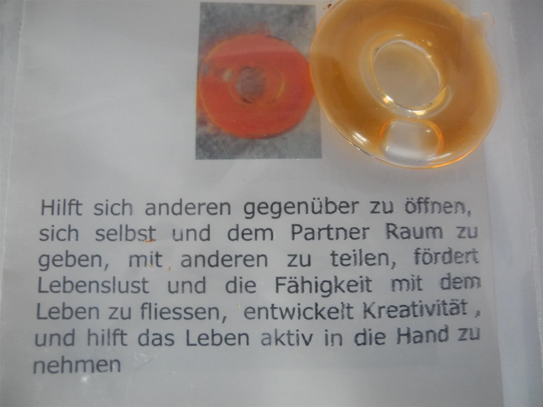 Mineralien & Heilsteine: Chakra-Ring Orange 2. Chakra-Sakral – Neu und originalverpackt aus Kottwil von Crazyrolf 1