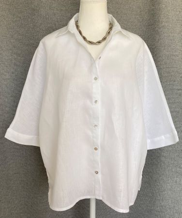 Rachel Zoe Leinenbluse Grösse S