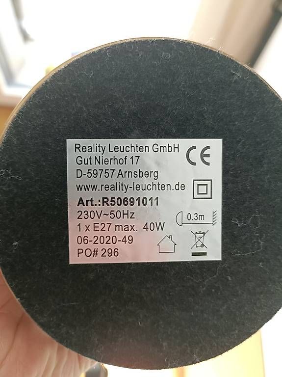 Lampade: Lampe Nostalgie-Look mit Glühbrine – Usato da Einsiedeln venduto da Neuhaus_Tobias 1
