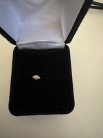 Giada Ilardo Ohrstecker / Piercing aus Gelbgold mit Zirkonia