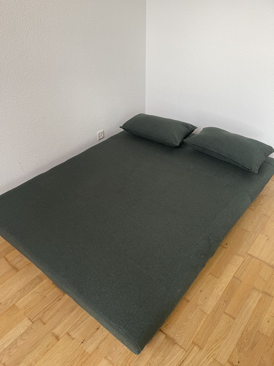 Micasa Sofas: Bettsofa in olivegrün – D'occasion à Grüningen par Caroline_Caroline 3