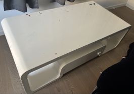 Wohnzimmertisch weiss Hochglanz