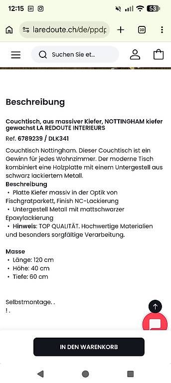 Tables: Couchtisch – D'occasion à Solothurn par nad_tyh2 4