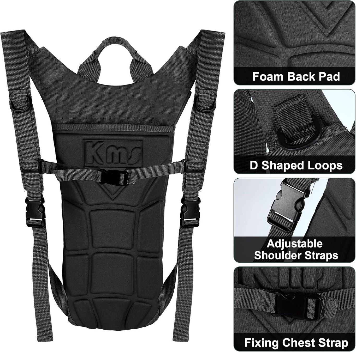 Zaini: Taktischer Trinkrucksack mit 3L Wasserblase – Nuovo e nell'imballaggio originale da Geneve venduto da Titi2008 3