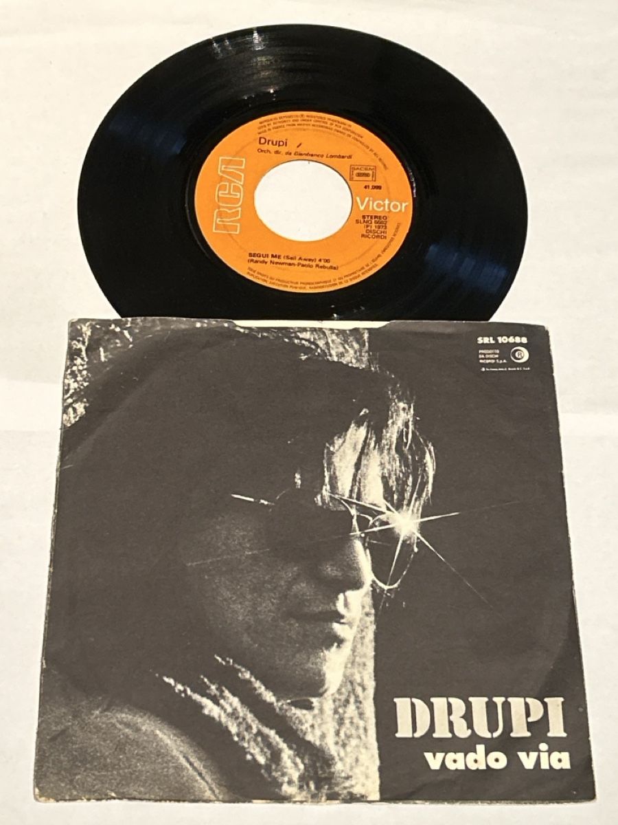 Dischi in vinile: Drupi. 1973. vado via – Usato da Faulensee venduto da Mizuno06 1