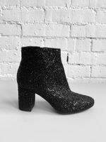 Schwarze Glitzer-Stiefelette von Bagatt / Gr. 36