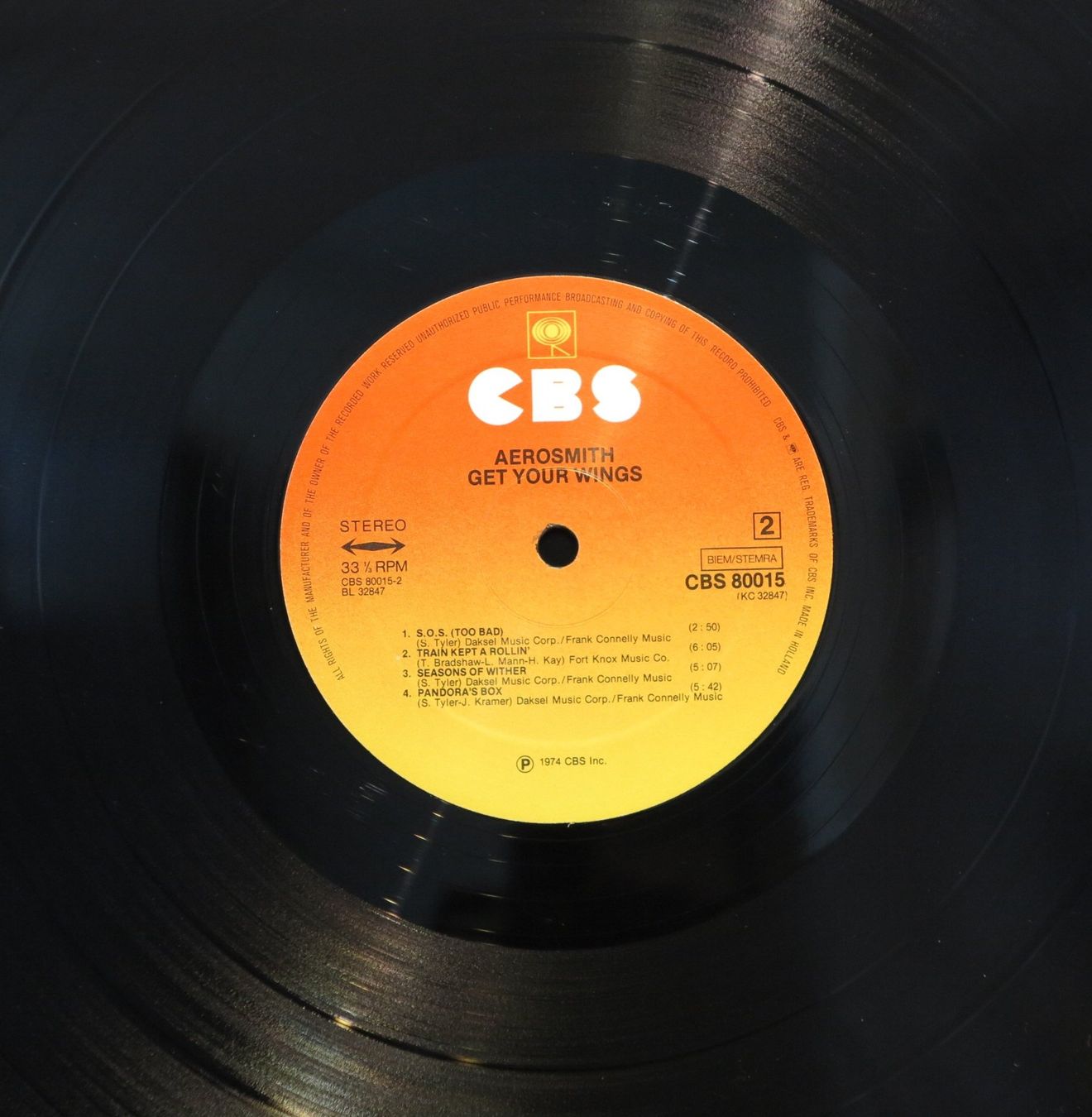 Vinyles: Aerosmith - Get Your Wings / LP 1974 – D'occasion à Zürich par Naim60 3