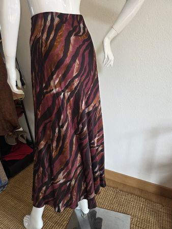 Gonna lunga LAWRENCE GREY fantasia animalier taglia 42