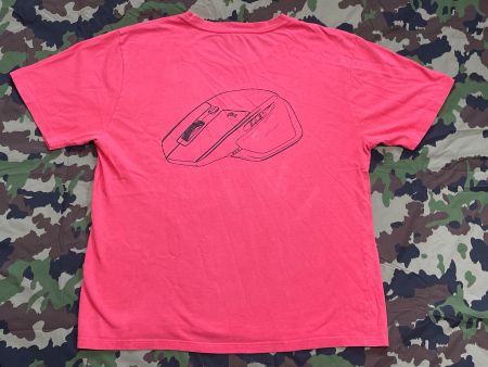 Vintage 90s T-Shirt double Print Logitech Sz L