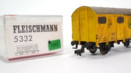 e70 Fleischmann 5332 Güterwagen ASG gelb | Spielware | 1455