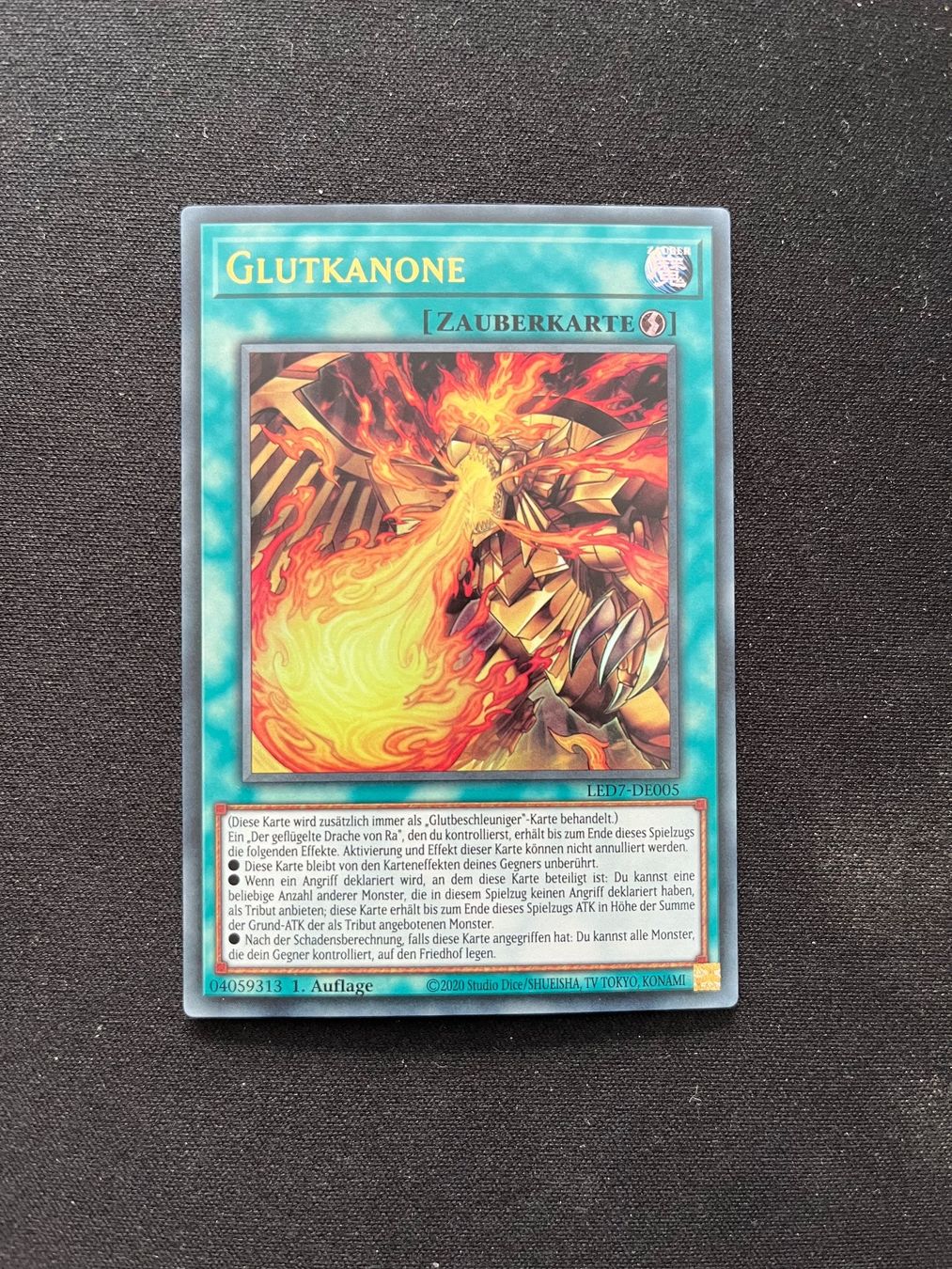 Yugioh Carte collezionabili: Glutkanone (LED7-DE005), Ultra Rare – Usato da Gränichen venduto da Pauli94