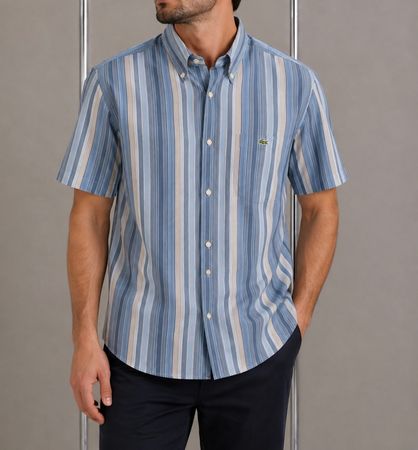 Lacoste Kurzarm Hemd 100% Baumwolle