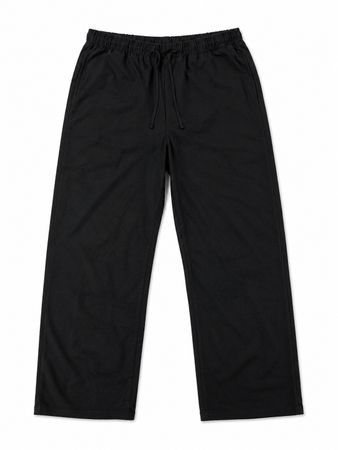 Schwarze Stoffhose Leinen Grösse S