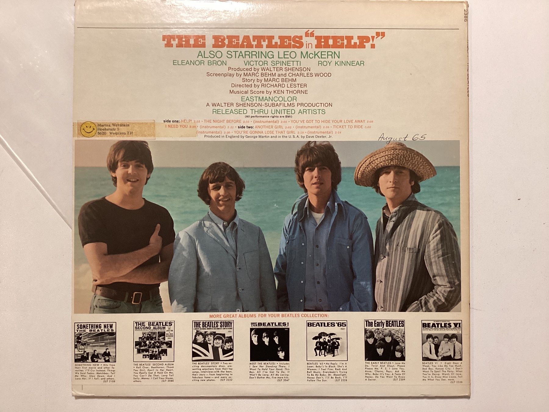 Dischi in vinile: Beatles LP - Help – Usato da Gutenswil venduto da Hamzian 2