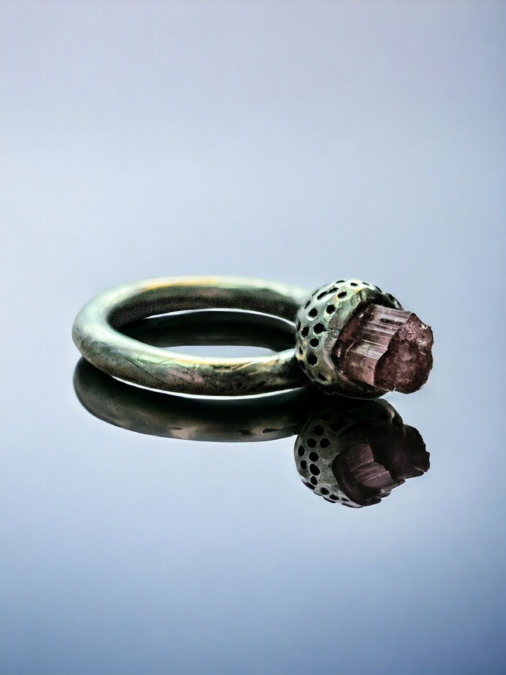 Ringe: Ring Silber mit rosa Turmalin, Gr. 54.5 – Neu und originalverpackt aus Aarau von Schmuckhoehle_MD 9