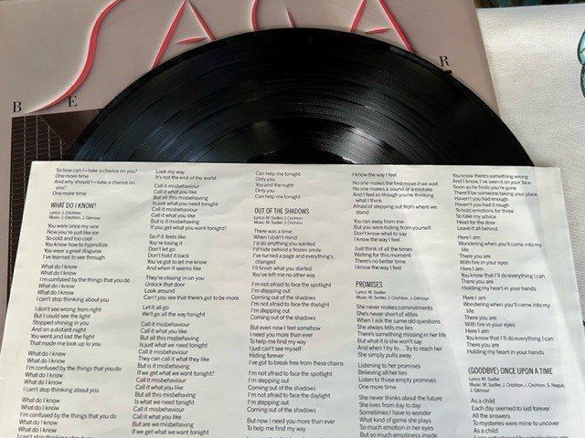 Dischi in vinile: Behaviour von Saga LP 1985 – Usato da Zufikon venduto da h_s_8xnb 4