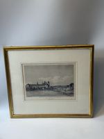 Original antiker Stich der Abtei Rheinau, Nicolas Pérignon
