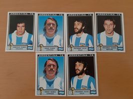 Panini World Cup Story WM 1978 - 4 Sticker ARG - neuwertig