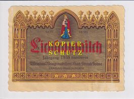 Etikette - Liebfraumilch 1959 /bd