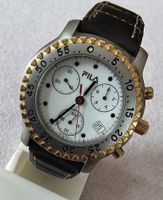FILA Chronograph Swiss Made Elegante Armbanduhr Unisex 40mm