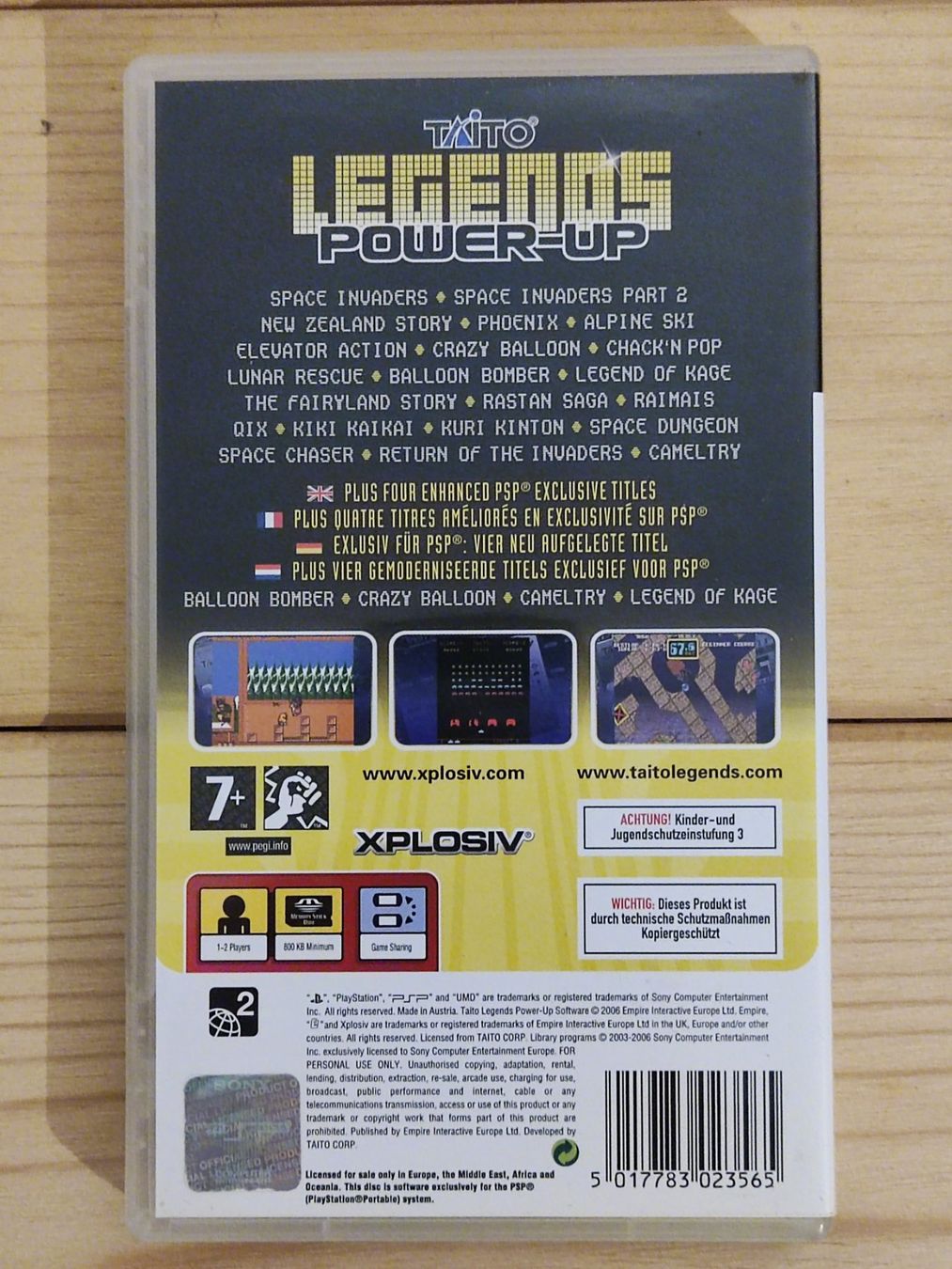 Sony Giochi: Taito Legends Power-Up (PSP) – Usato da Schaffhausen venduto da philscardstore 1