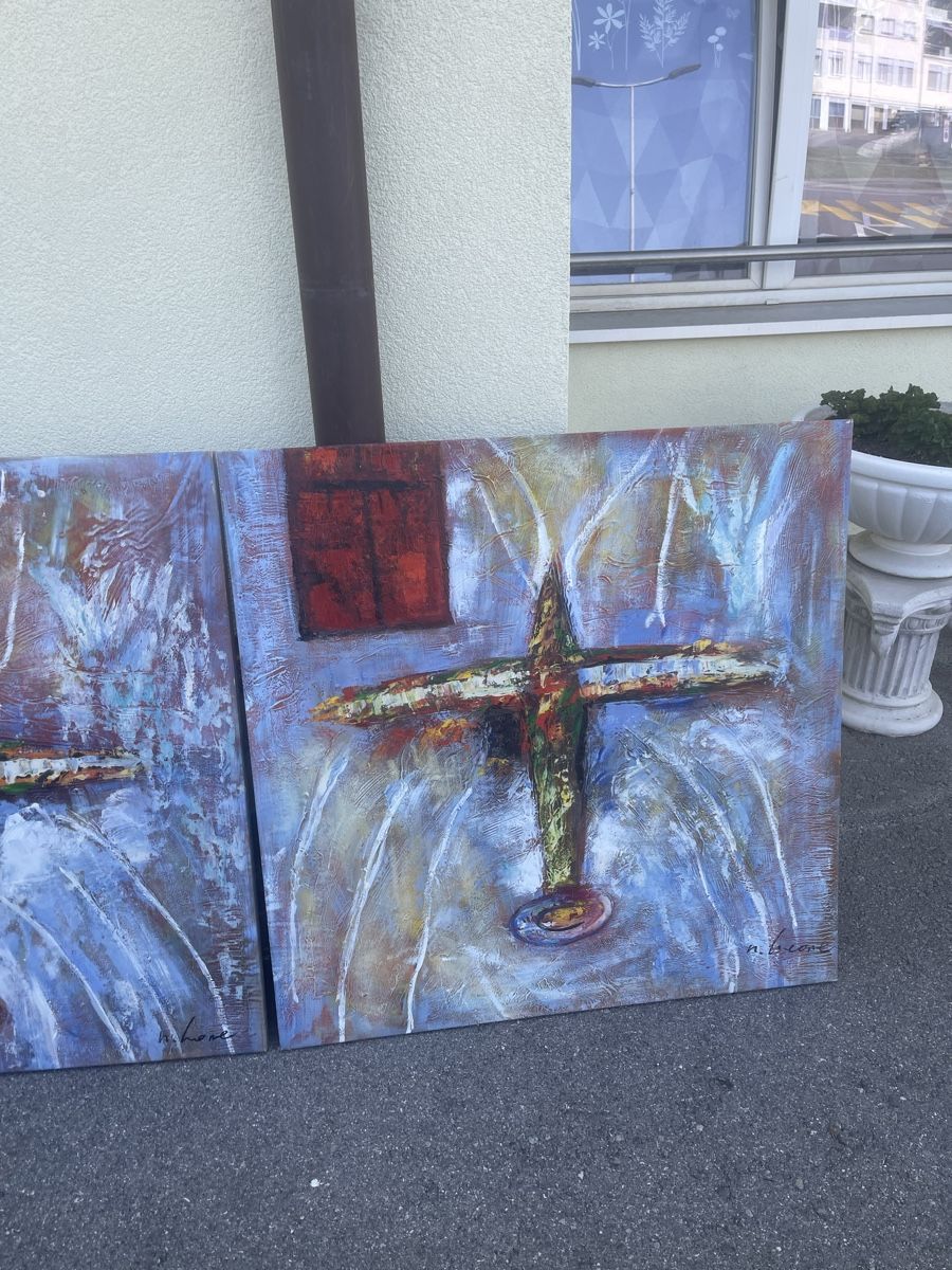 Lavagne: très joli tableau de décoration – Usato da Romont FR venduto da lua_k8pr