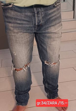 ZARA Herren blue Jeans gr.34 (XL) 