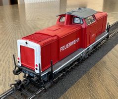 Feuerwehr-Diesellokomotive BR 212, neuwertig