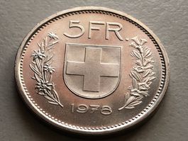 5 Fr. 1978 unz.