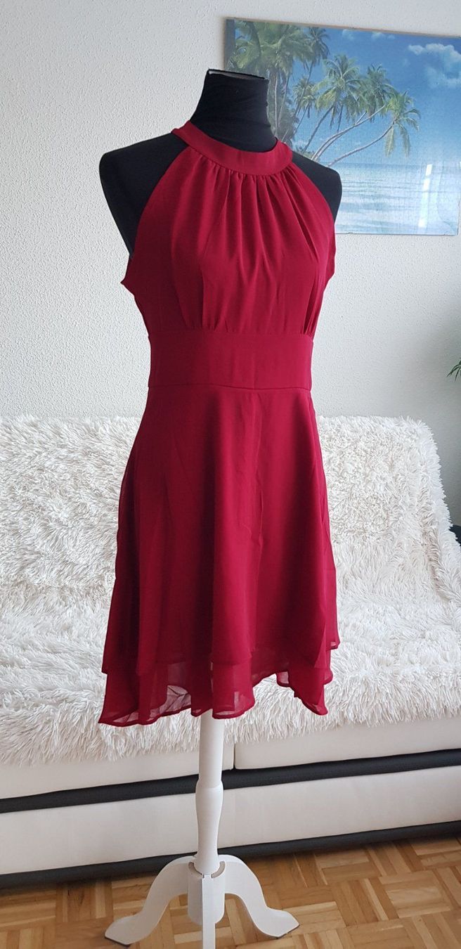 Vestiti: Freizeitkleid blau (S) oder weinrot (M) – Nuovo e nell'imballaggio originale da Turbenthal venduto da sch_s72n 4