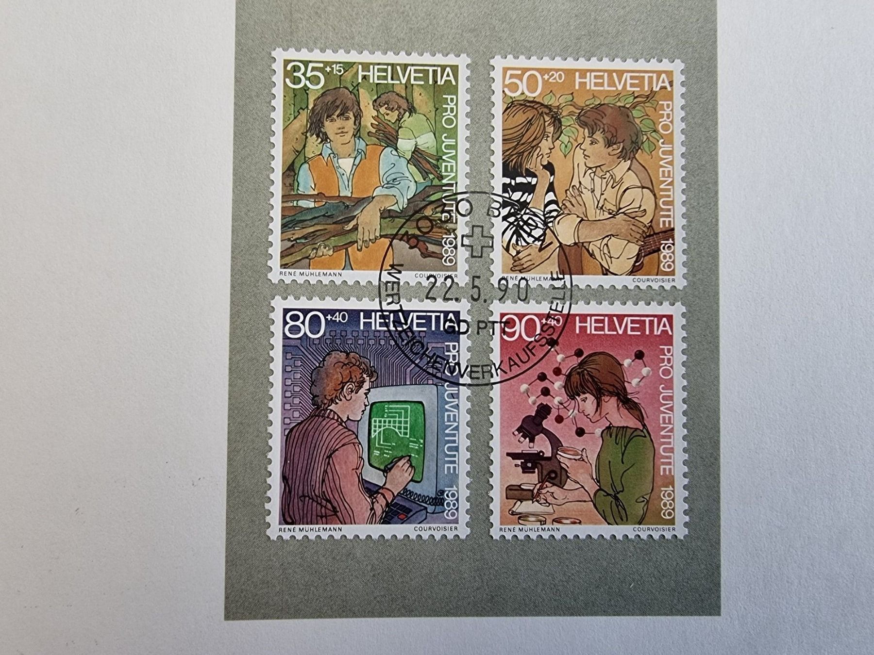Alle Briefmarken: Briefmarken 1990 (Pro Juventute) – Neu (gemäss Beschreibung) aus Zumikon von chv_w96q