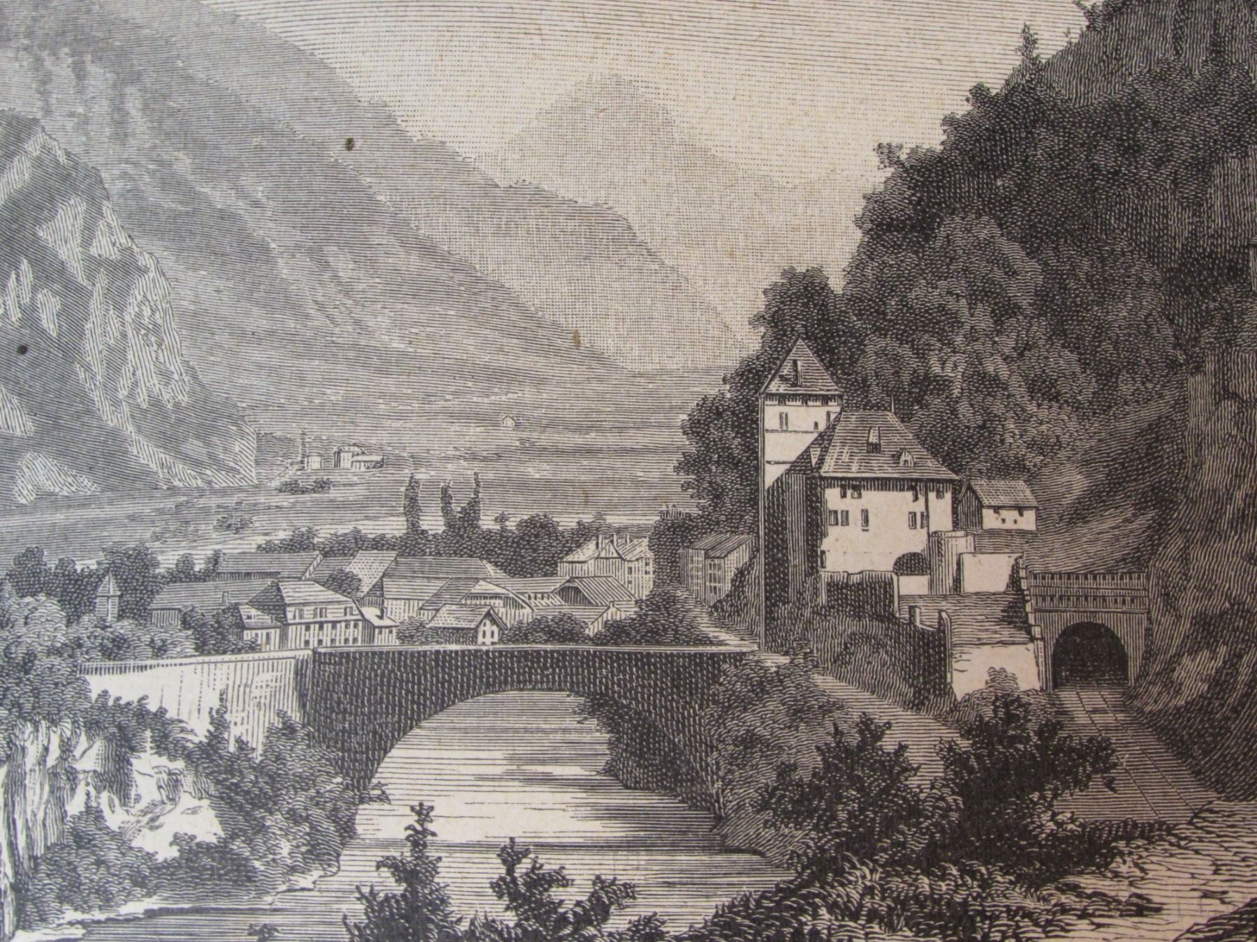 Stiche: St.Maurice, Wallis, 1890 – Gebraucht aus Walchwil von Shells1