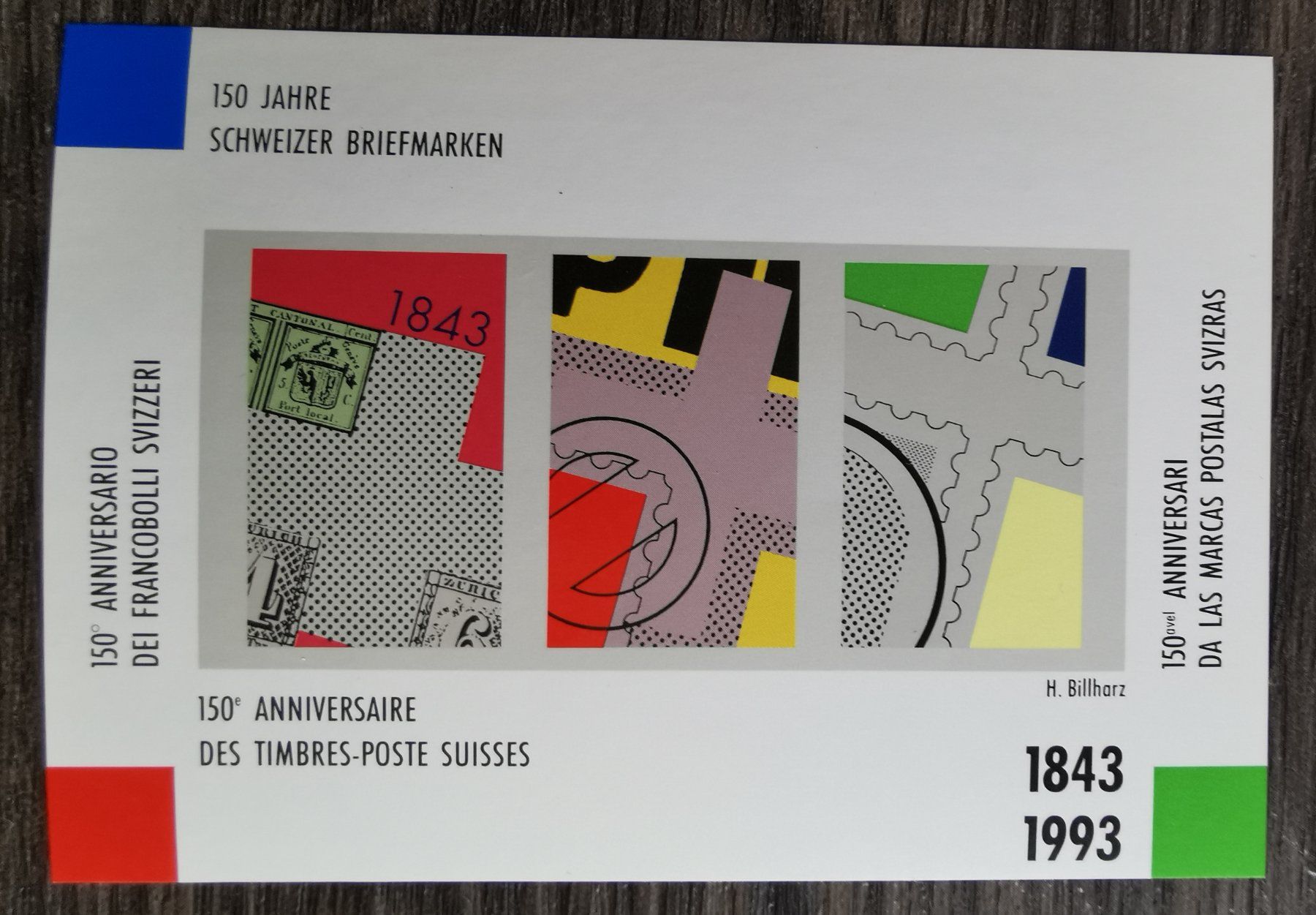 Tutti i francobolli: TR95 Vignettee Suisse 1993 Non Oblitere – Usato da Cousset venduto da Patrick_Collections