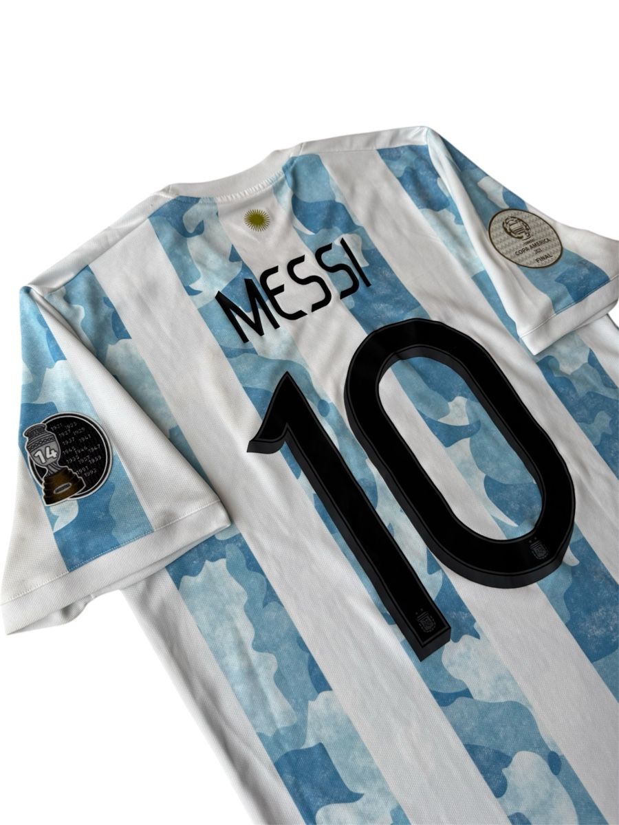 Adidas Leibchen & Hosen: Original Argentinien Finaltrikot Copa America 2021 Messi – Gebraucht aus Homburg von swiss_vintage 5