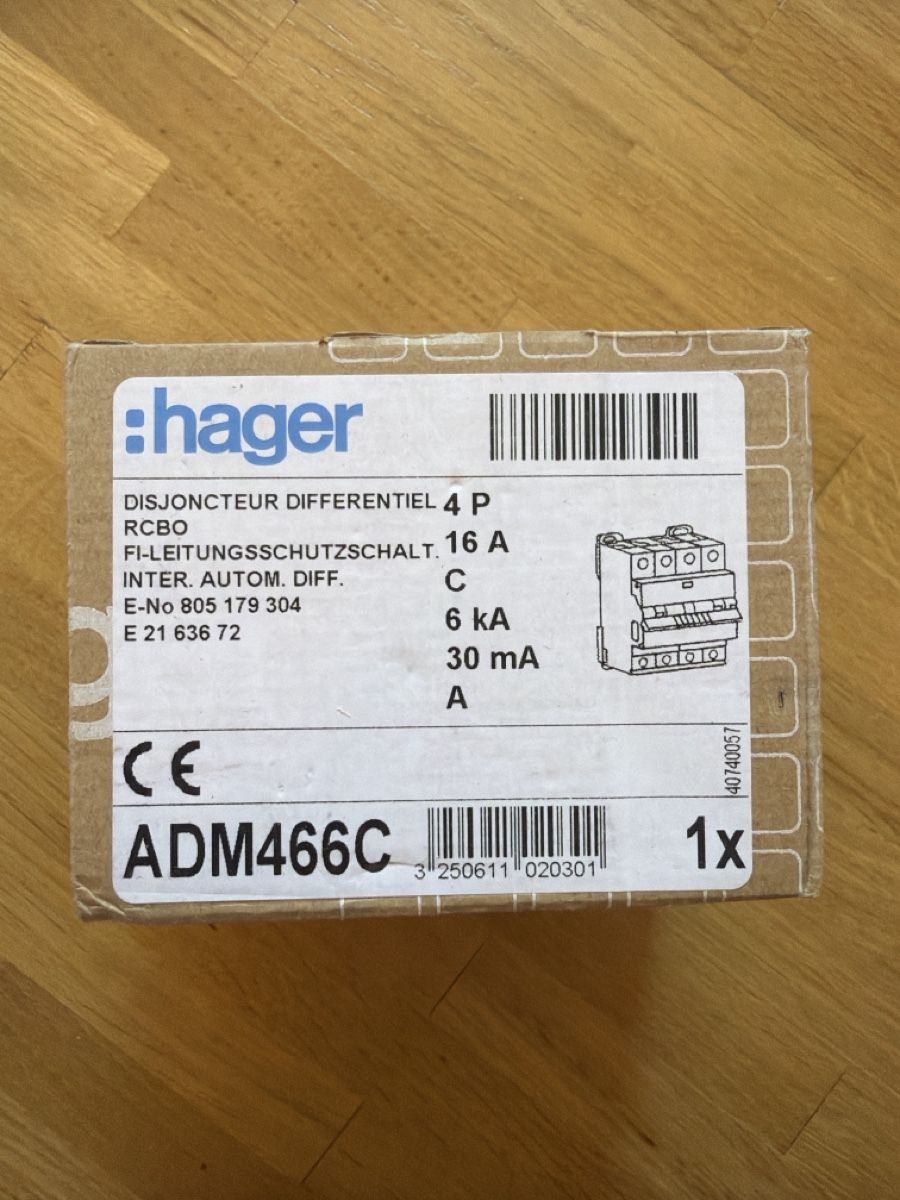 Hager Alimentazione elettrica: FI LS C16A 30mA – Nuovo e nell'imballaggio originale da Steffisburg venduto da gia_5gkm