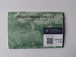 Crypto Stamp CHLI 2.0 Grün - Liechtenstein, Kuhglocke