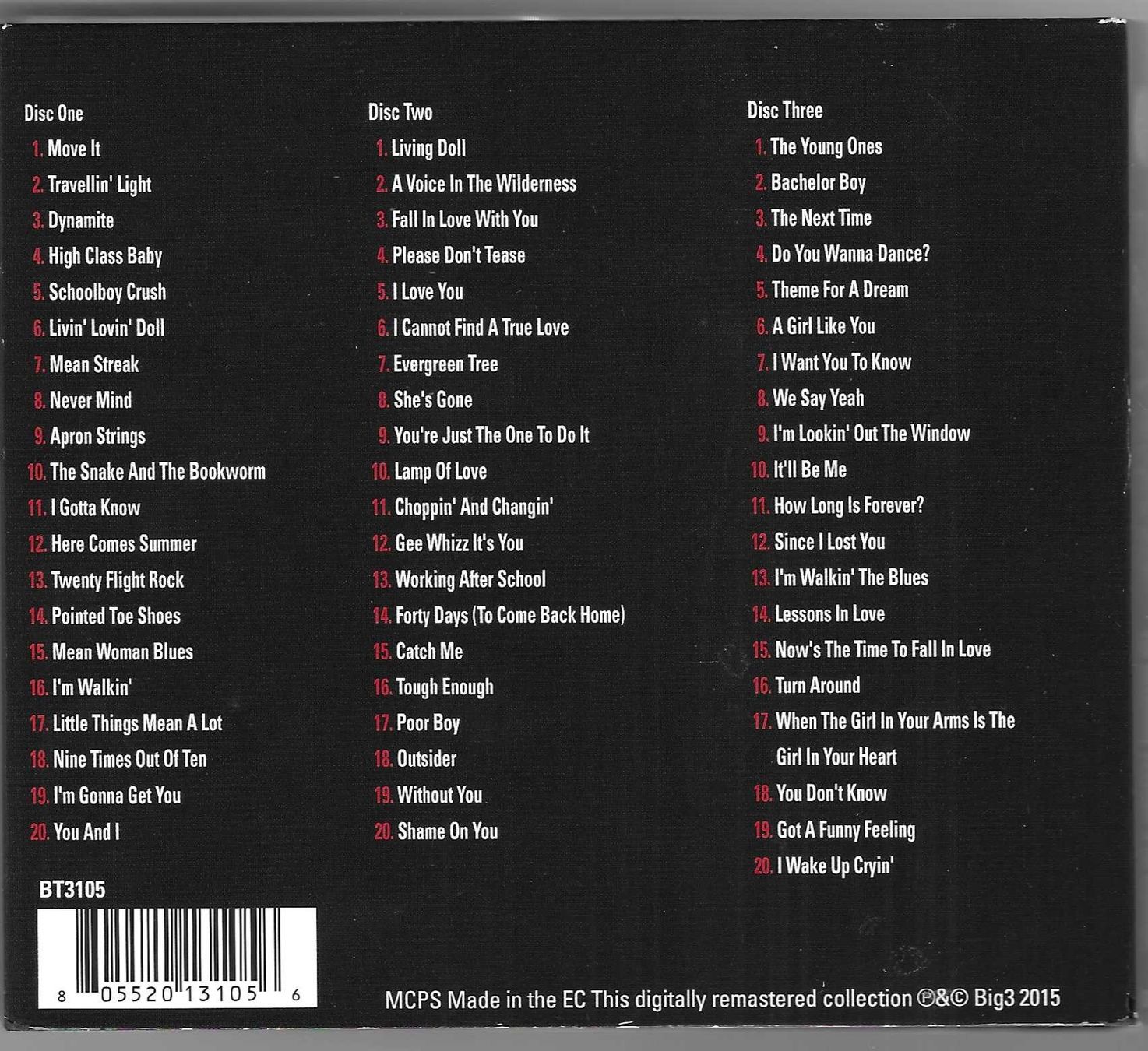 CDs: CLIFF RICHARD  -  THE ABSOLUTELY ESSENTIAL / 3 CD COLLECTION – Gebraucht aus Bex von Giorgiob 1
