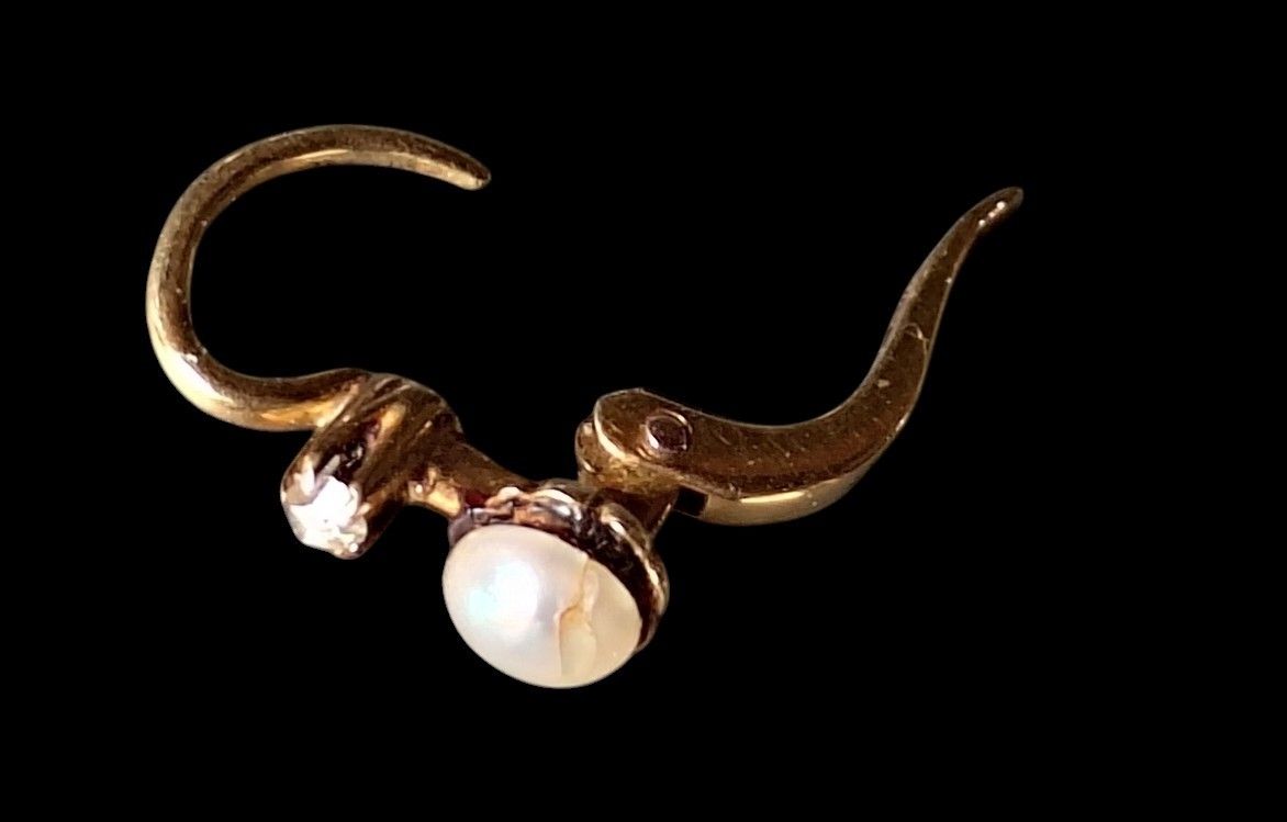 Orecchini pendenti & Orecchini a lobo: Orecchini battesimo "Dormeuse" Antichi Belle Époque in Oro. – Usato da Lugano venduto da fbo_82wg 2