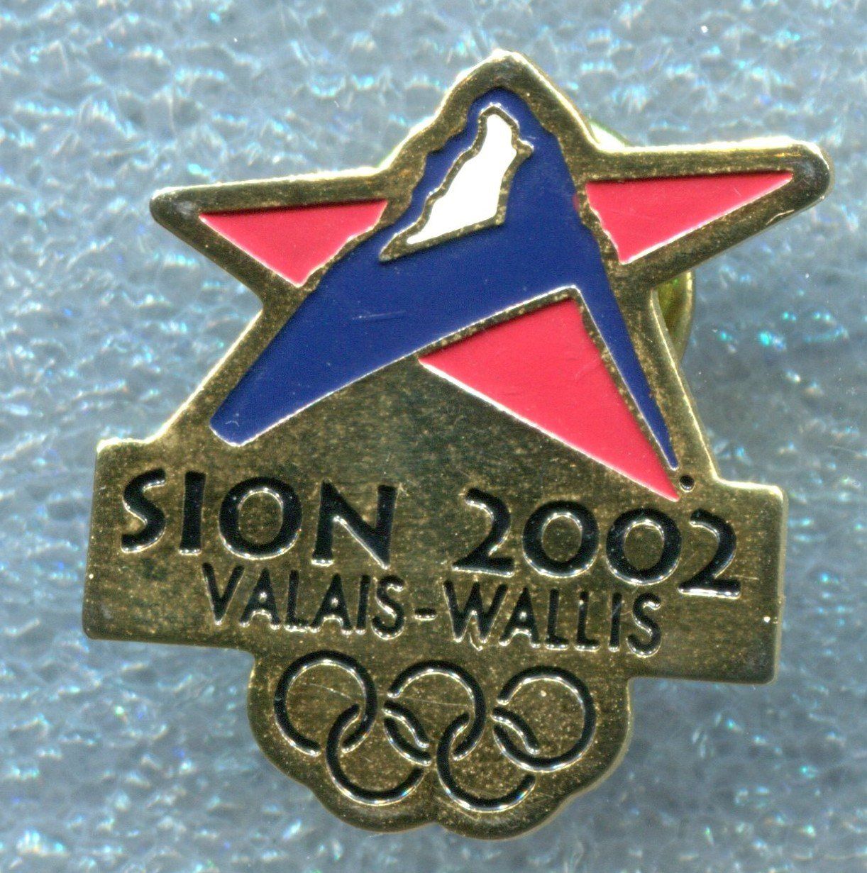 Placchette & Badge: SION 2002  Logo – Usato da Winterthur venduto da Sammleroase