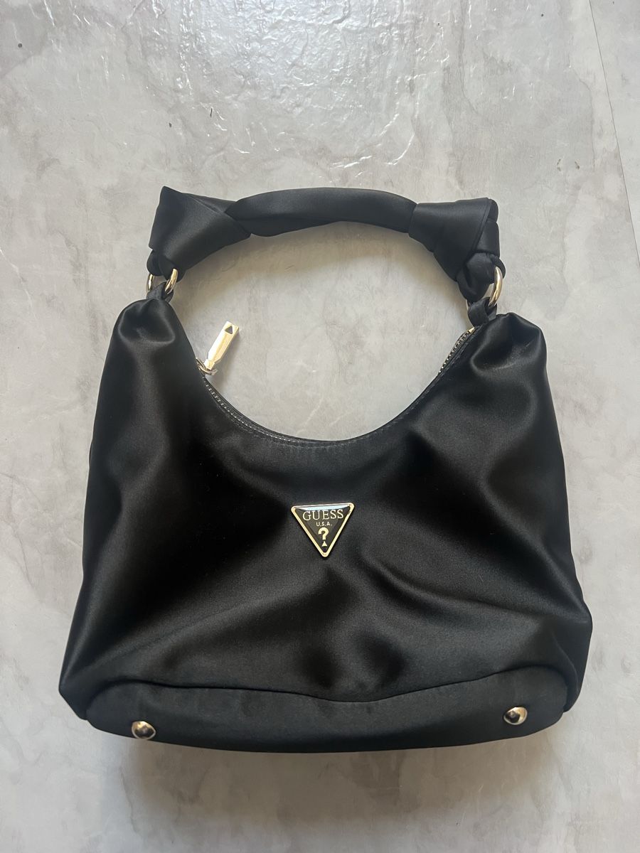 Guess Borse da donna: Guess Handtasche, Schwarz, Satin – Nuovo (secondo la descrizione) da Kirchberg BE venduto da lea_kb6y