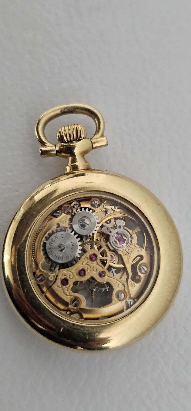 Bucherer Orologi: Vintage Skeleton Pocket Watch Bucherer – Usato da Chur venduto da dan_qv77 2