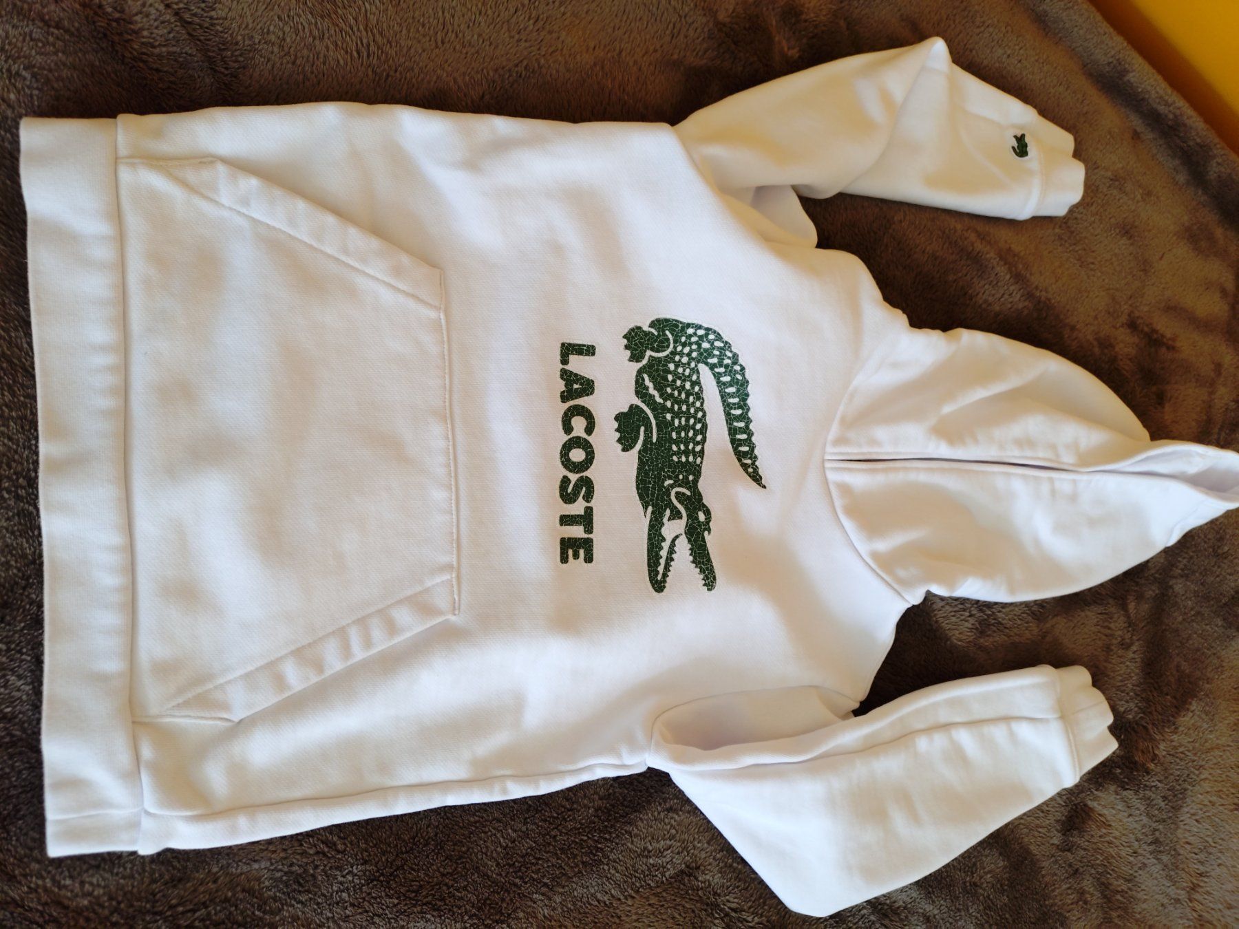 Lacoste Maglioni & Felpe: Lacoste Hoodie weiss Kinder – Usato da Bottmingen venduto da Malina_Outlet 3