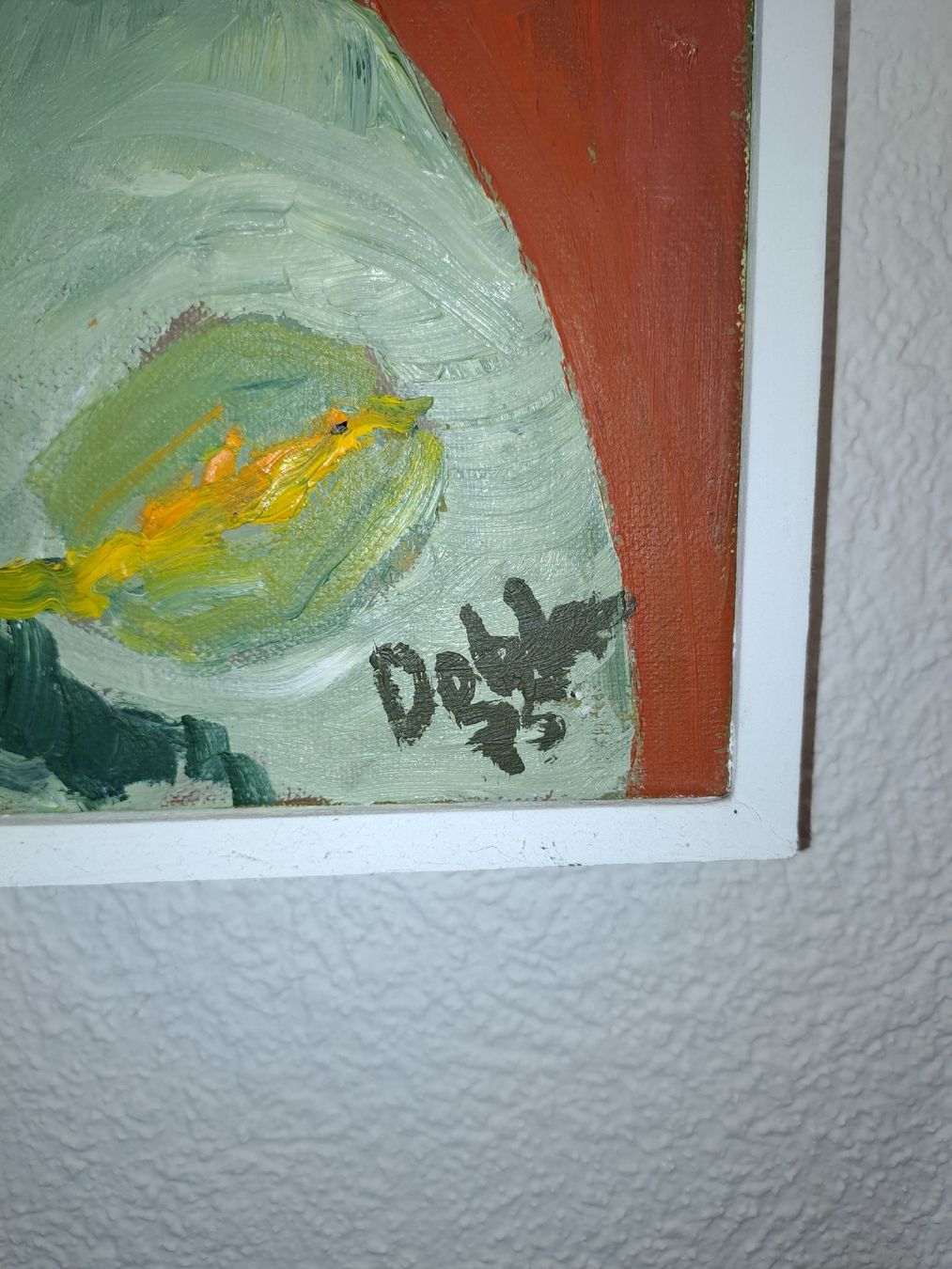 Gemälde: Ölgemälde, Werner Dobler, 1975, Original – Gebraucht aus Glarus von Morana86 1