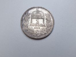 🇭🇺 1 Korona 1915 XF-aUNC  **  superb