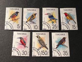 Tanzania 1992 Singvogel  Serie gest. Luxus (E1030)