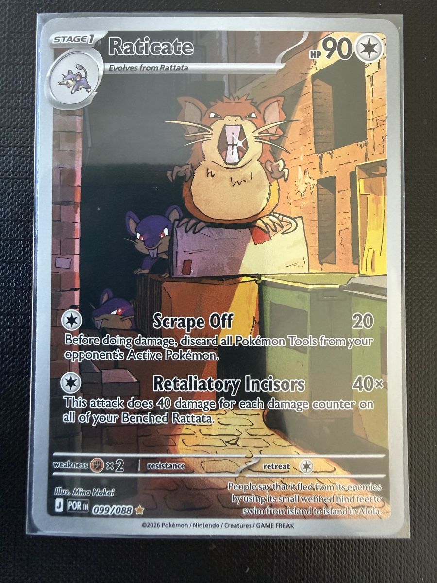 Pokémon Cartes à collectionner: Raticate #099 POR EN  – Neuf (Voir description) à Savigny par Matgab94
