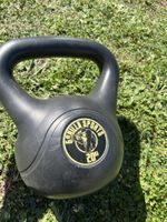 Kettlebell Gorilla Sports 20kg schwarz guter Zustand