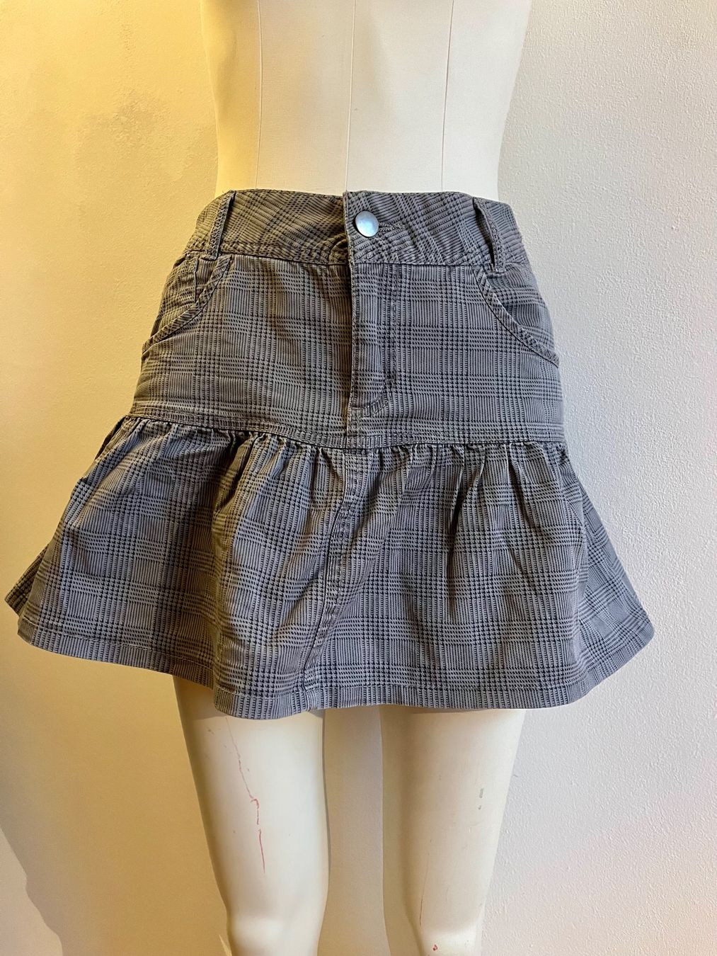H&M Gonne: H&M Divided Minirock mit Glencheck-Muster | Gr. 36 | cotton – Usato da Zürich venduto da alm_lk65